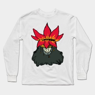 Passion Flower Vampire :: Flowers and Fungi Long Sleeve T-Shirt